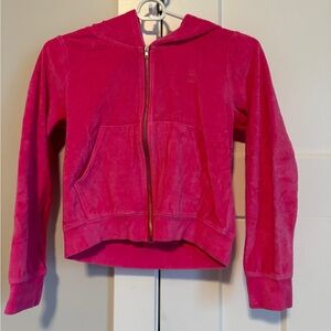 Juicy Couture Pink Velour Hoodie